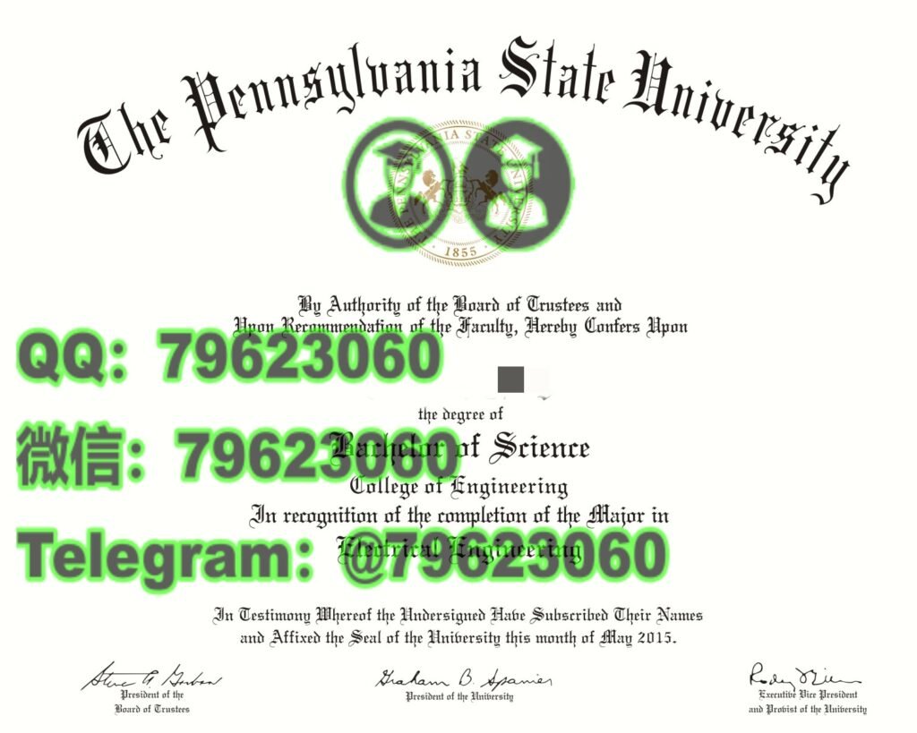 8pennsylvania state university diploma sample