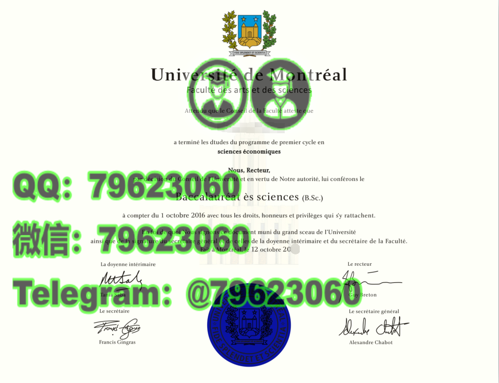 291university de montreal diploma sample