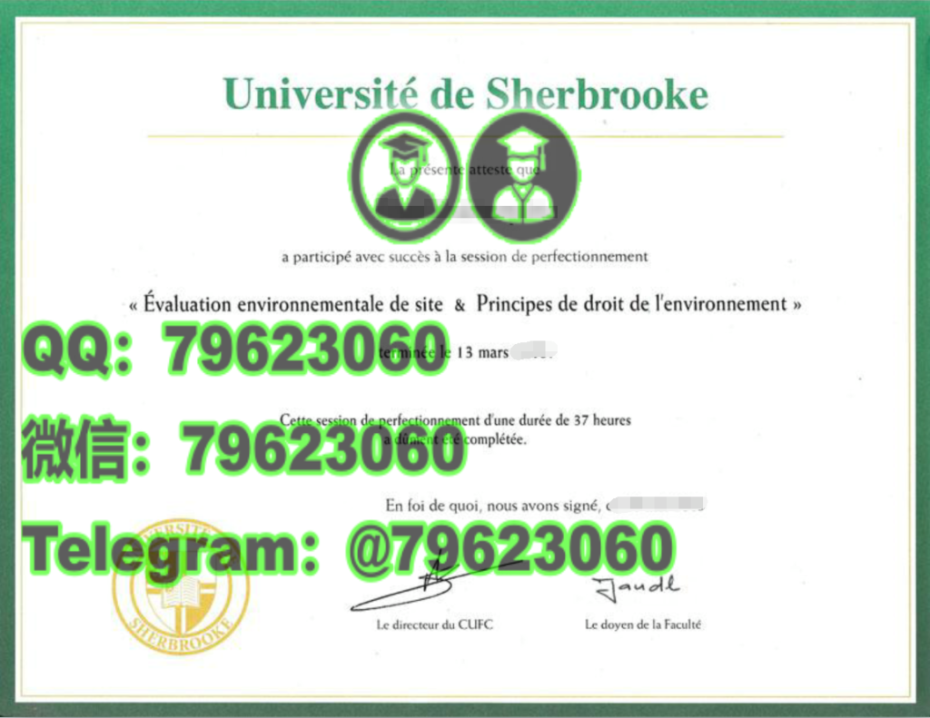 293university de sherbrooke diploma sample