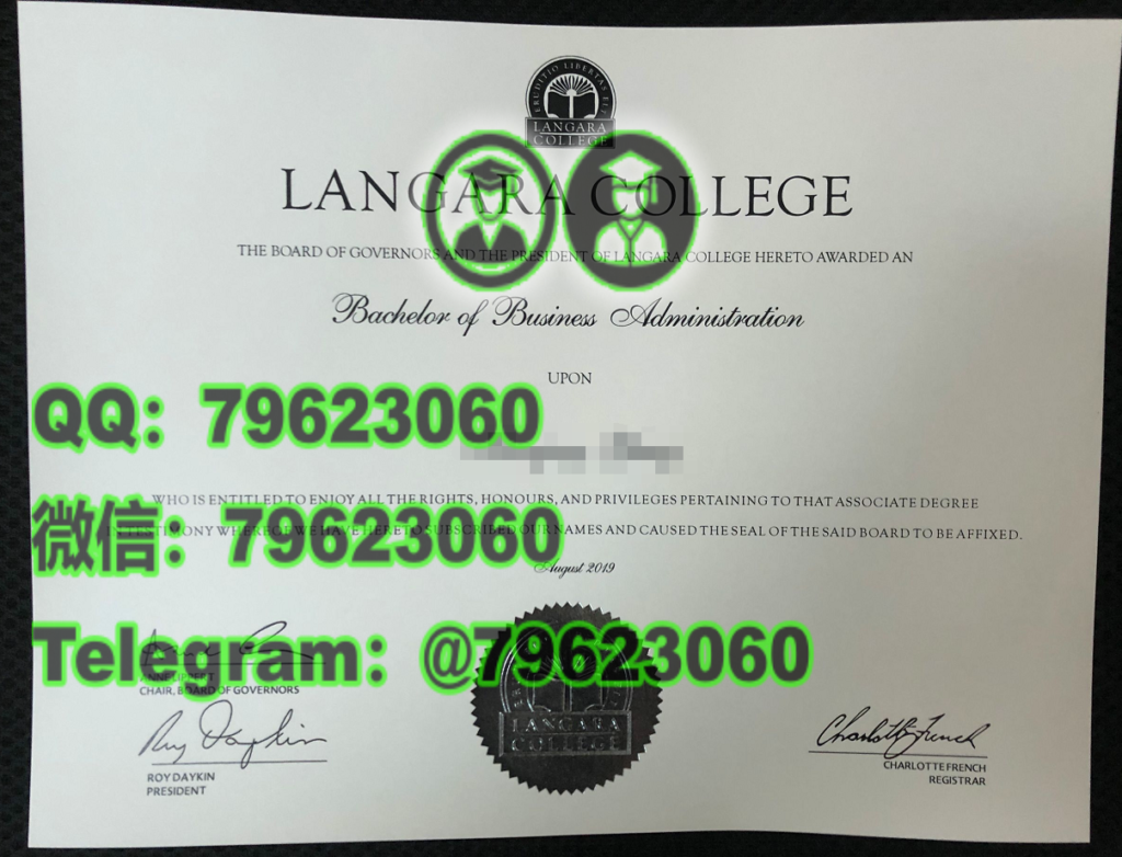 296langara college diploma sample