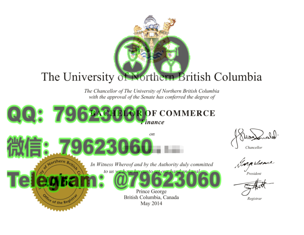 299university of northern british columbia diploma sample