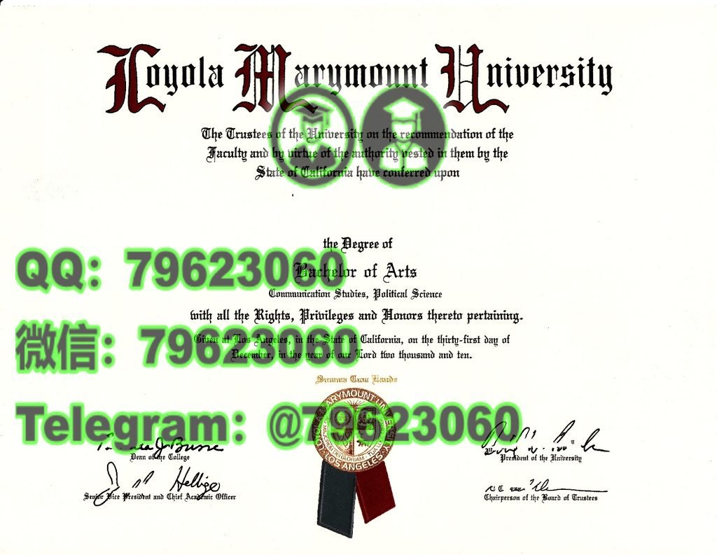 113 loyola marymount university diploma sample