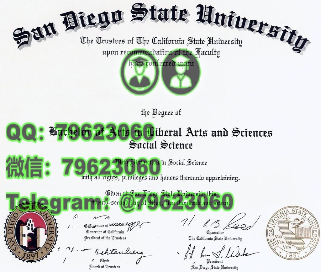 官方最終版SDState正式成績單|美國圣地亚哥州立大学畢業證成績單,做SDSU電子版文憑證書,SDSU畢業證書紙本版,學士/碩士SDSU海牙學歷認證可查,補辦圣地亚哥州立大学學位證書San Diego State UniversityDegree Diploma Transcript 165 san diego state university diploma sample