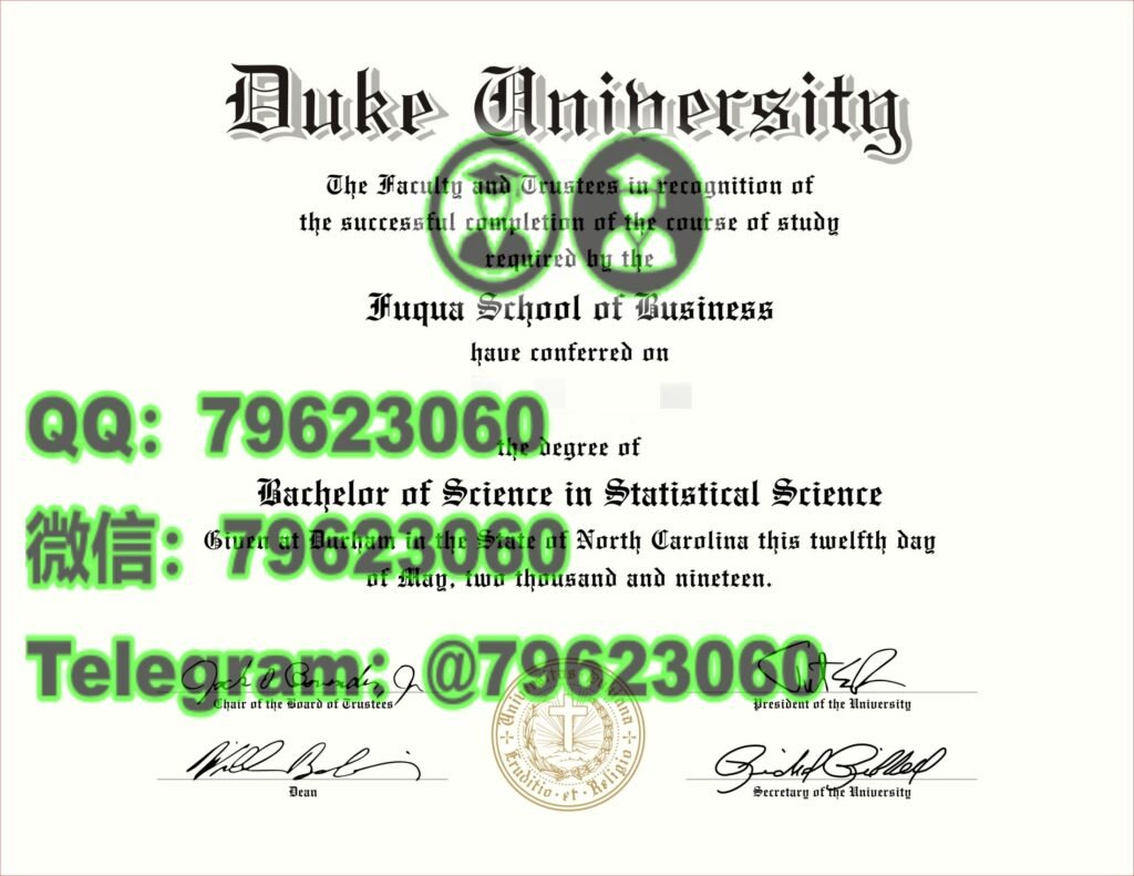 3duke university diploma sample