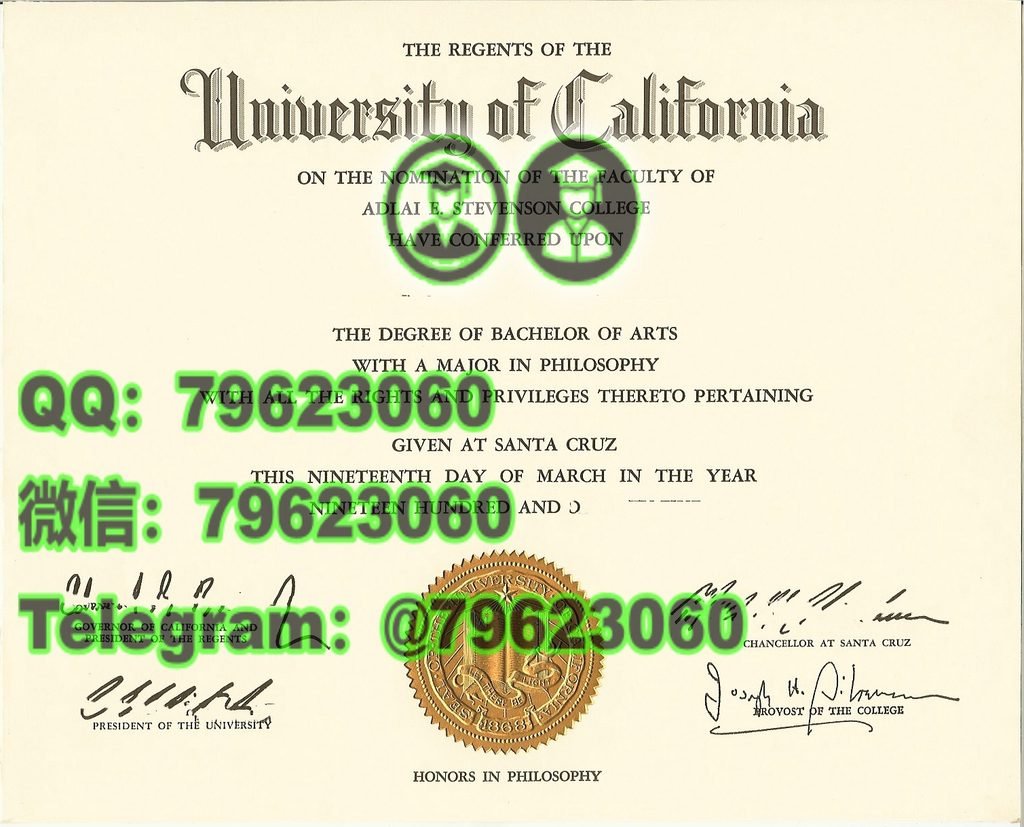 91 university of california santa cruz diploma sample